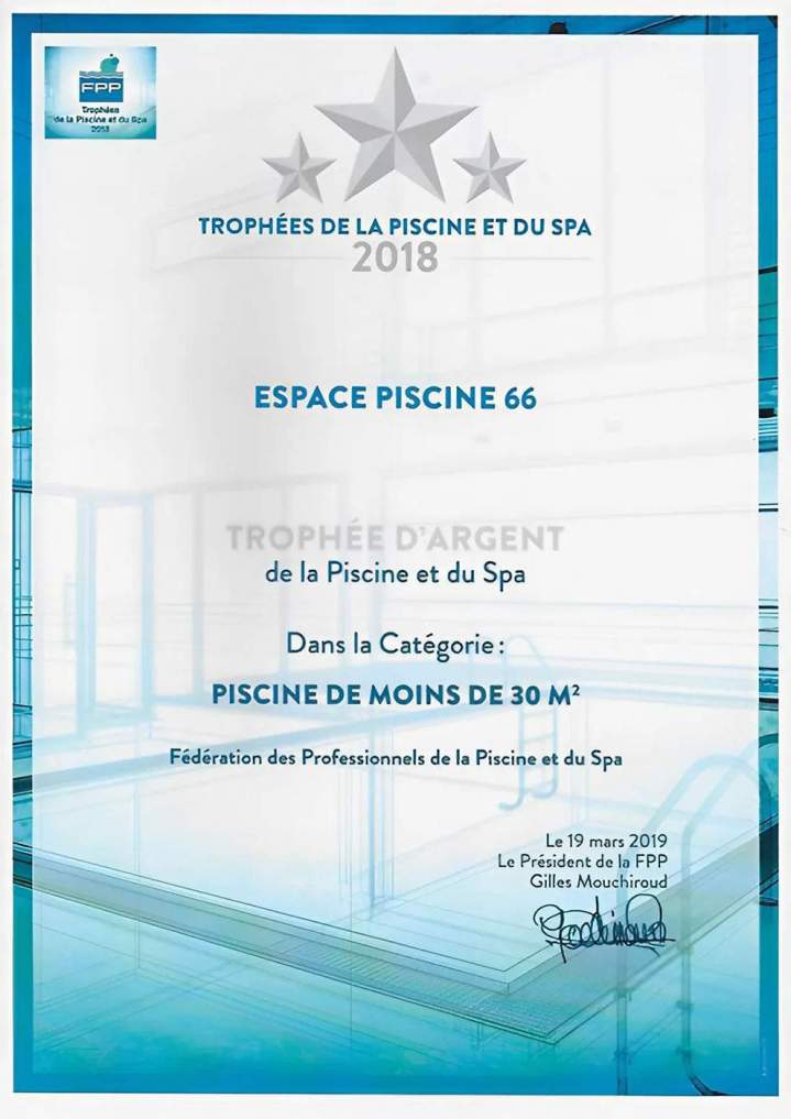 Prix d’excellence pour piscines Alénya