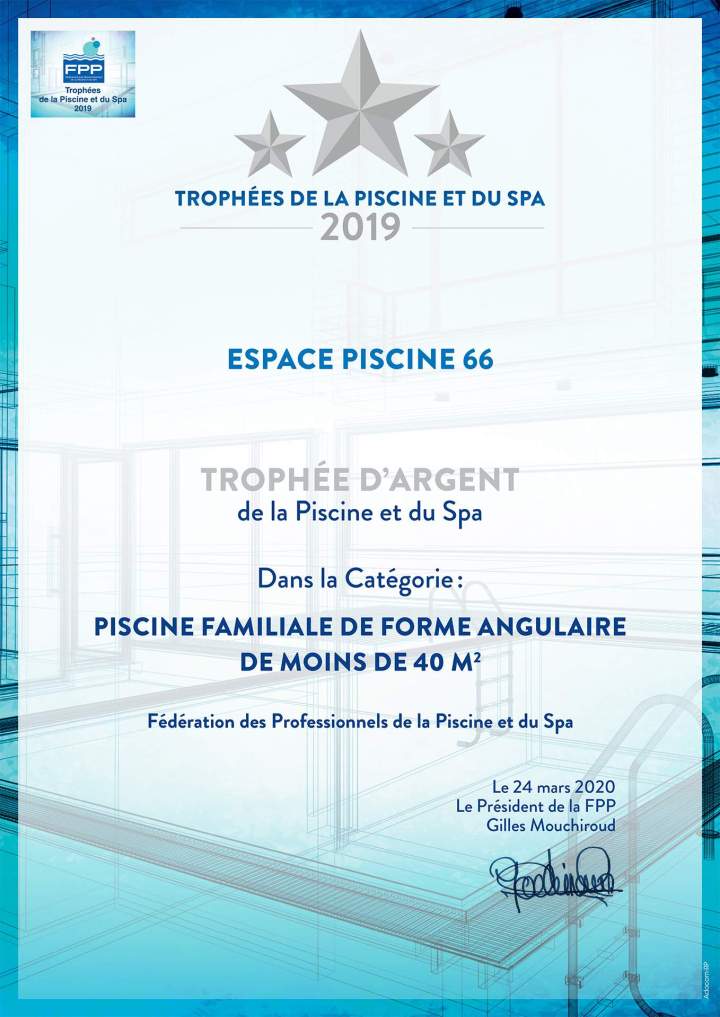 Prix d’excellence pour piscines Alénya